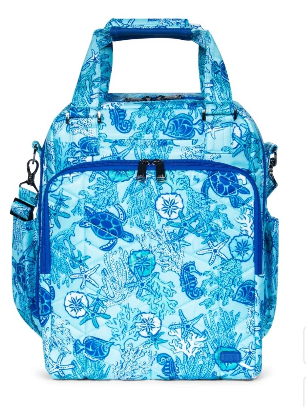 NWT Lug Ranger XL Overnight Bag With Built-in Wallet, In Sealife Blue - Picture 6 of 11